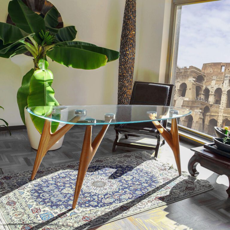 glass table