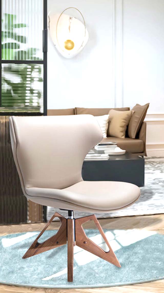 armchair contemporary greyge italian design 2