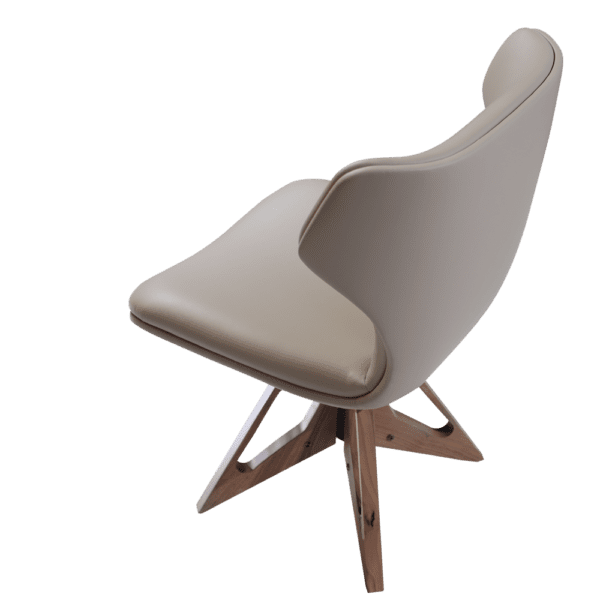 Aurora leather armchair
