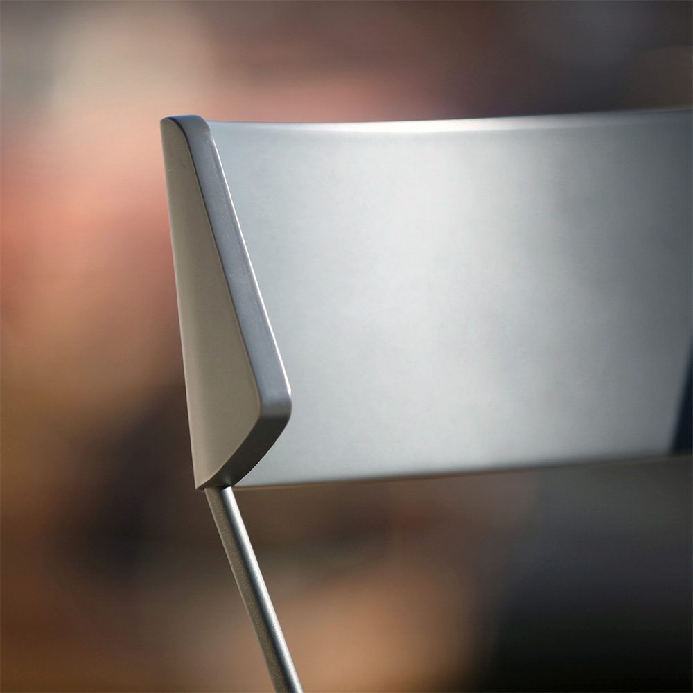 Ibsen One Dining Chair Grey Chair with Minimalist Italian Design