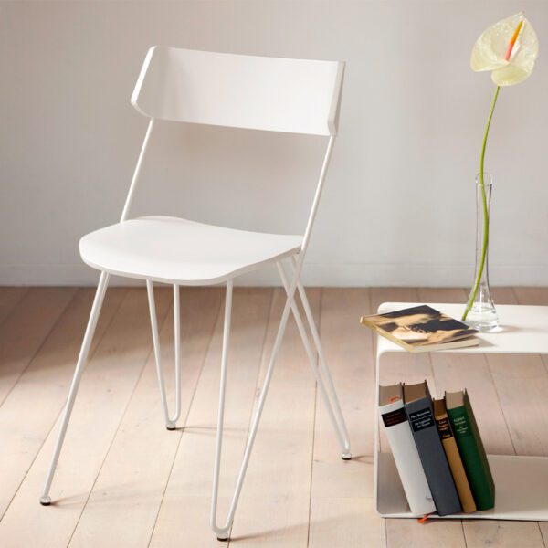 white modern chair