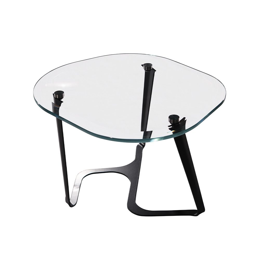 Tavolino da caffè in vetro Stilla – design italiano moderno in vetro temperato di Greyge.