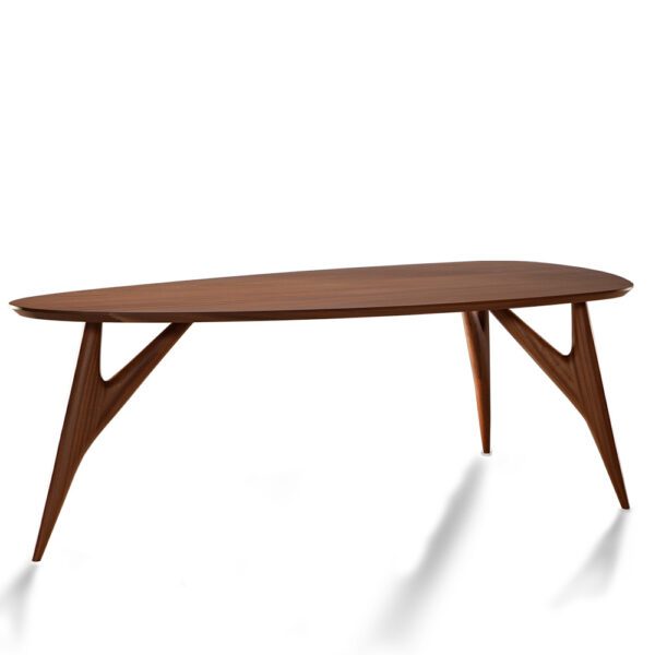 solid wooden table