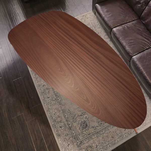 La table à manger Ted Acajou, au design intemporel et à la finition classique en acajou, parfaite pour des salles à manger sophistiquées.