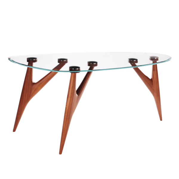 TED tavoli in vetro temperato di Greyge, che mette in risalto un design moderno con superfici trasparenti e una lavorazione artigianale raffinata.