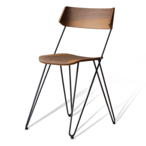 Sedia moderna di design. Un sofisticato design in noce di Ibsen, che unisce lusso moderno e stile senza tempo, perfetto per interni esclusivi.